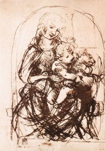 aDESART-Leonardo-Studio-Madonna-del-gatto